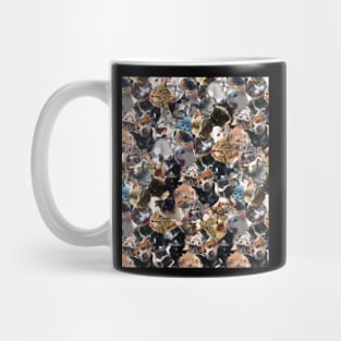 Cats Face Funny Cat Collage Mug